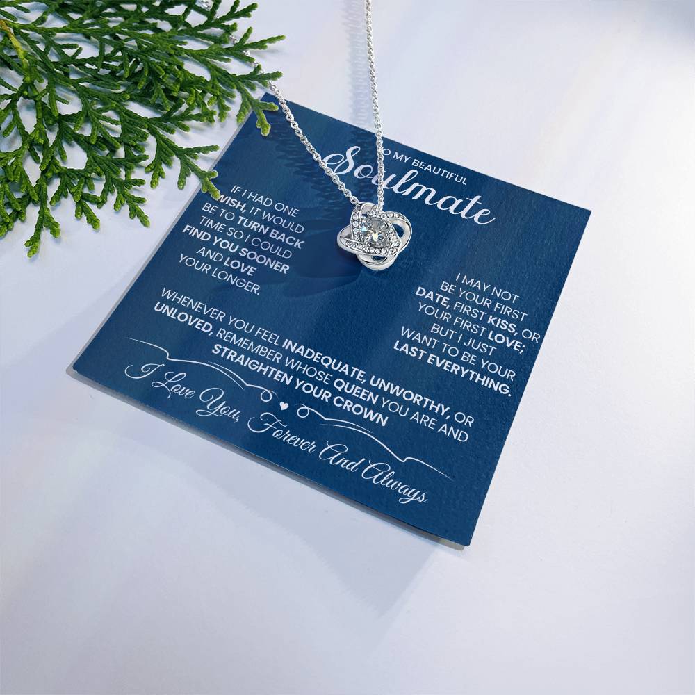 To My Soulmate Love Knot Necklace – My Last Everything — product image 39