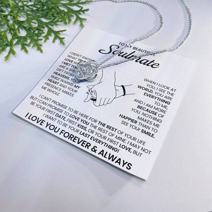 To My Beautiful Soulmate Love Knot Necklace – My Special Gift — product thumbnail 10