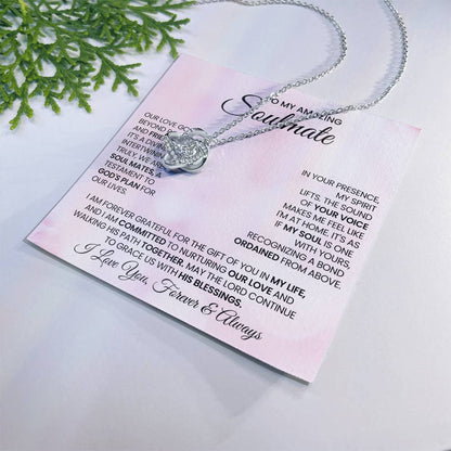 To My Amazing Soulmate Love Knot Necklace – Divine Soulmates — product thumbnail 10