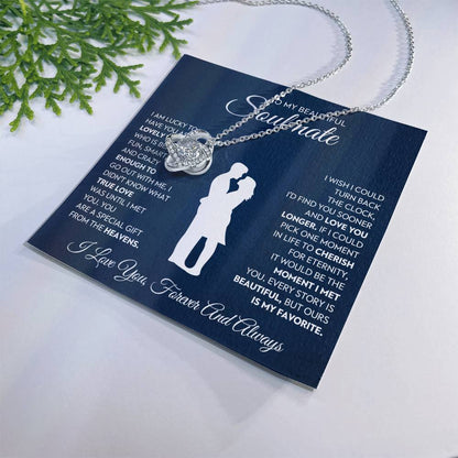 To My Lovely Wife Love Knot Necklace – Love You Longer — product thumbnail 10