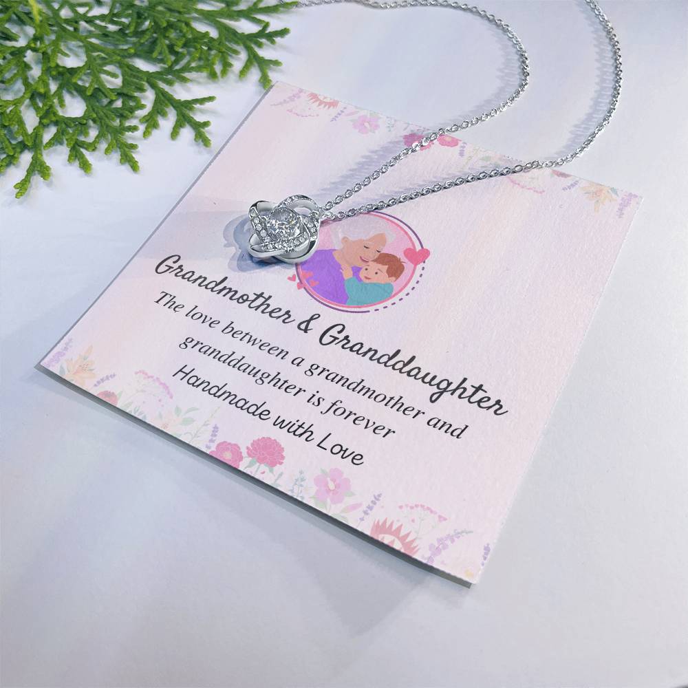 To My Granddaughter Love Knot Necklace – The Love Between Us — product image 10
