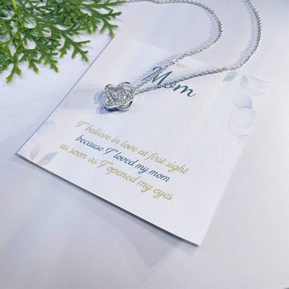 To My Mom Love Knot Necklace – Love at First Sight Gift