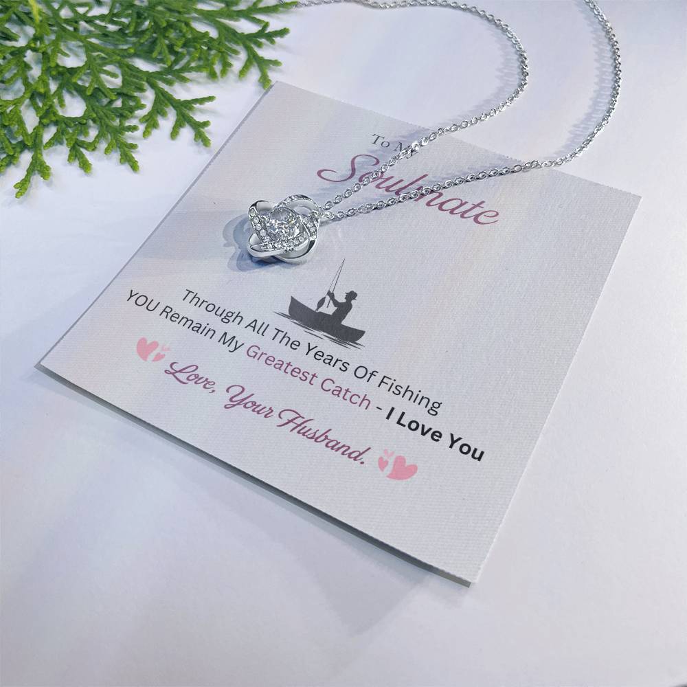 Fishing Love Knot Necklace for Soulmate – My Greatest Catch