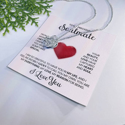 To My Precious Soulmate Love Knot Necklace – My Everything — product thumbnail 10