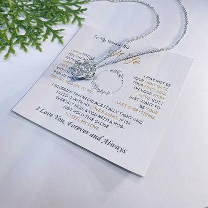 To My Wonderful Wife Love Knot Necklace – My Last Everything