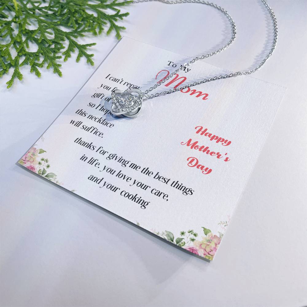 To My Mom Love Knot Necklace – Thank You for the Best Things — product image 29