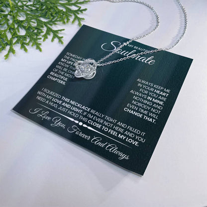 To My Soulmate Love Knot Necklace – Beautiful Chapter — product thumbnail 29