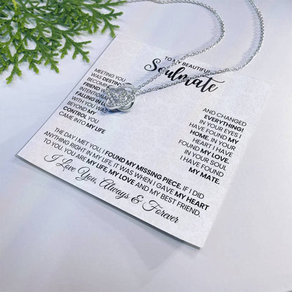 To My Soulmate Love Knot Necklace – My Missing Piece — product thumbnail 10