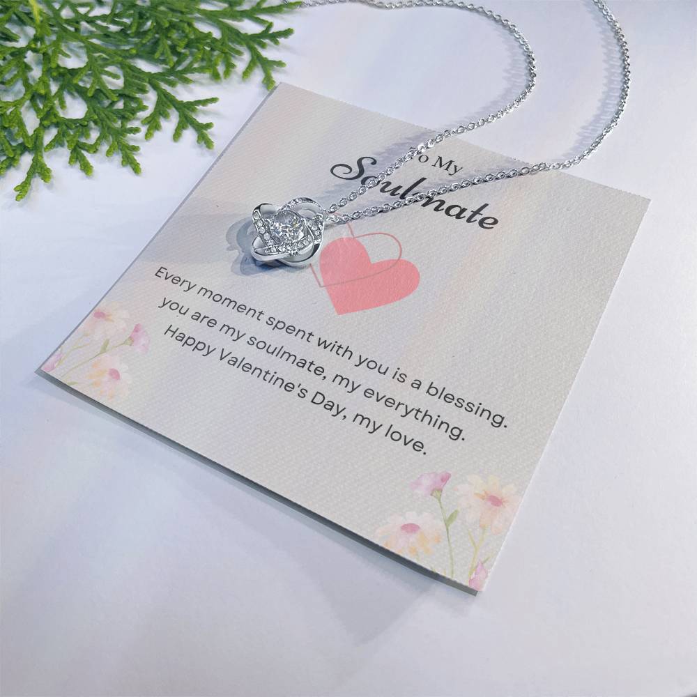 Valentine's Love Knot Necklace for Soulmate – My Everything