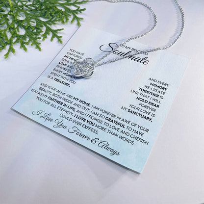 To My Beloved Soulmate Love Knot Necklace – My Sanctuary — product thumbnail 10