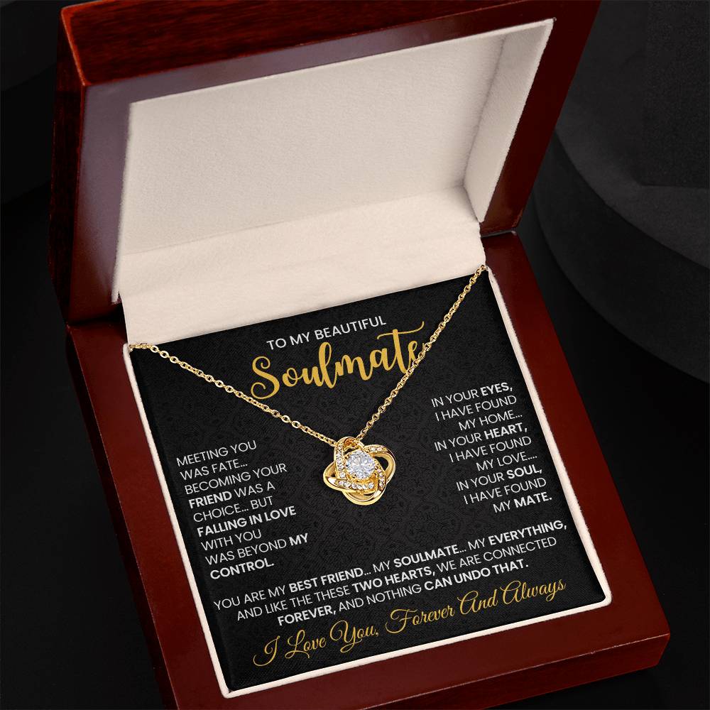 To My Beautiful Soulmate Necklace for Women