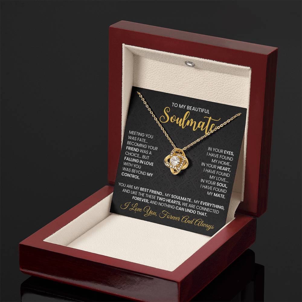 To My Beautiful Soulmate Necklace for Women