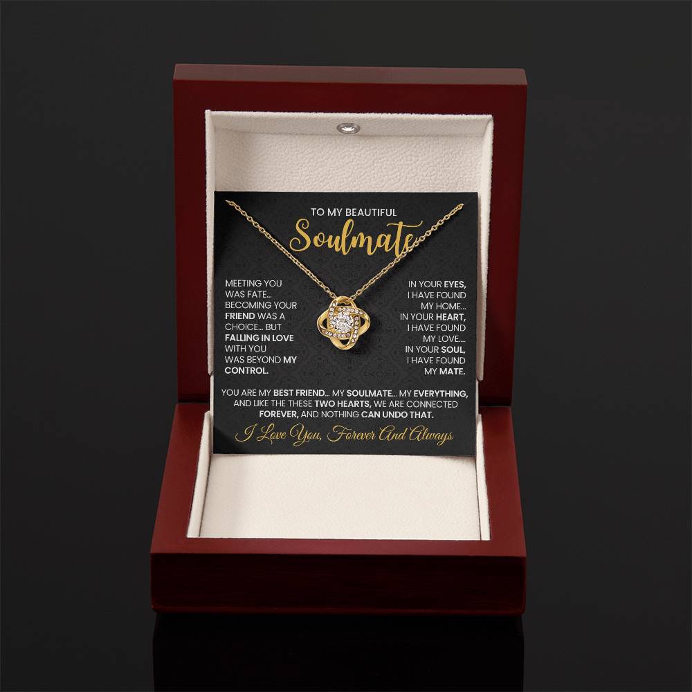 To My Beautiful Soulmate Necklace for Women