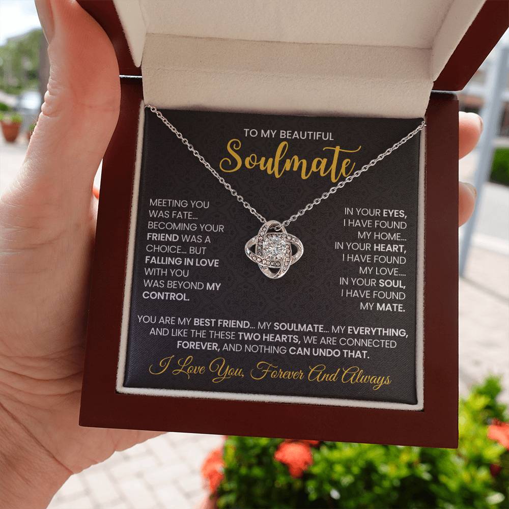 To My Beautiful Soulmate Necklace for Women