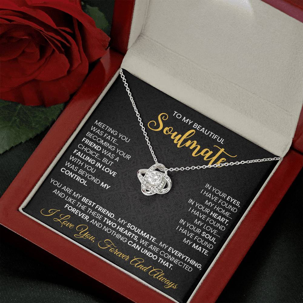 To My Beautiful Soulmate Necklace for Women