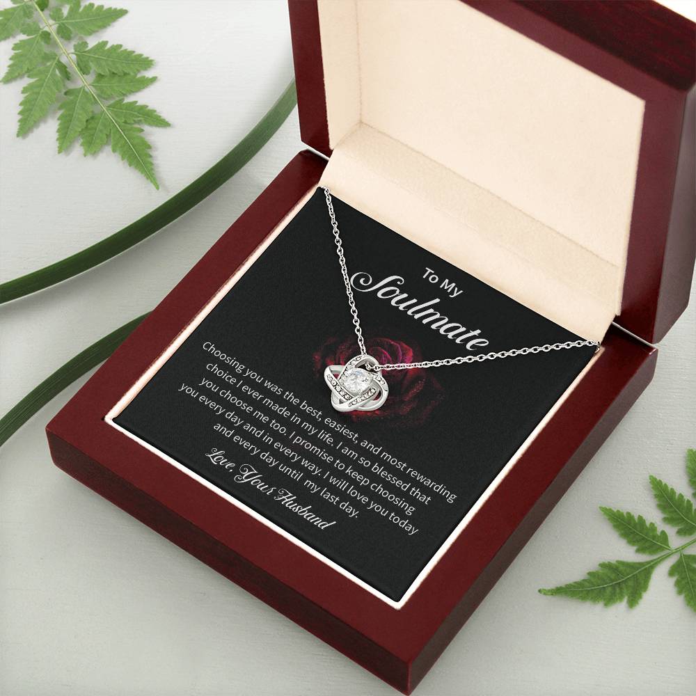 To My Soulmate Necklace for Women Gift From Husband - My Soulmate Love