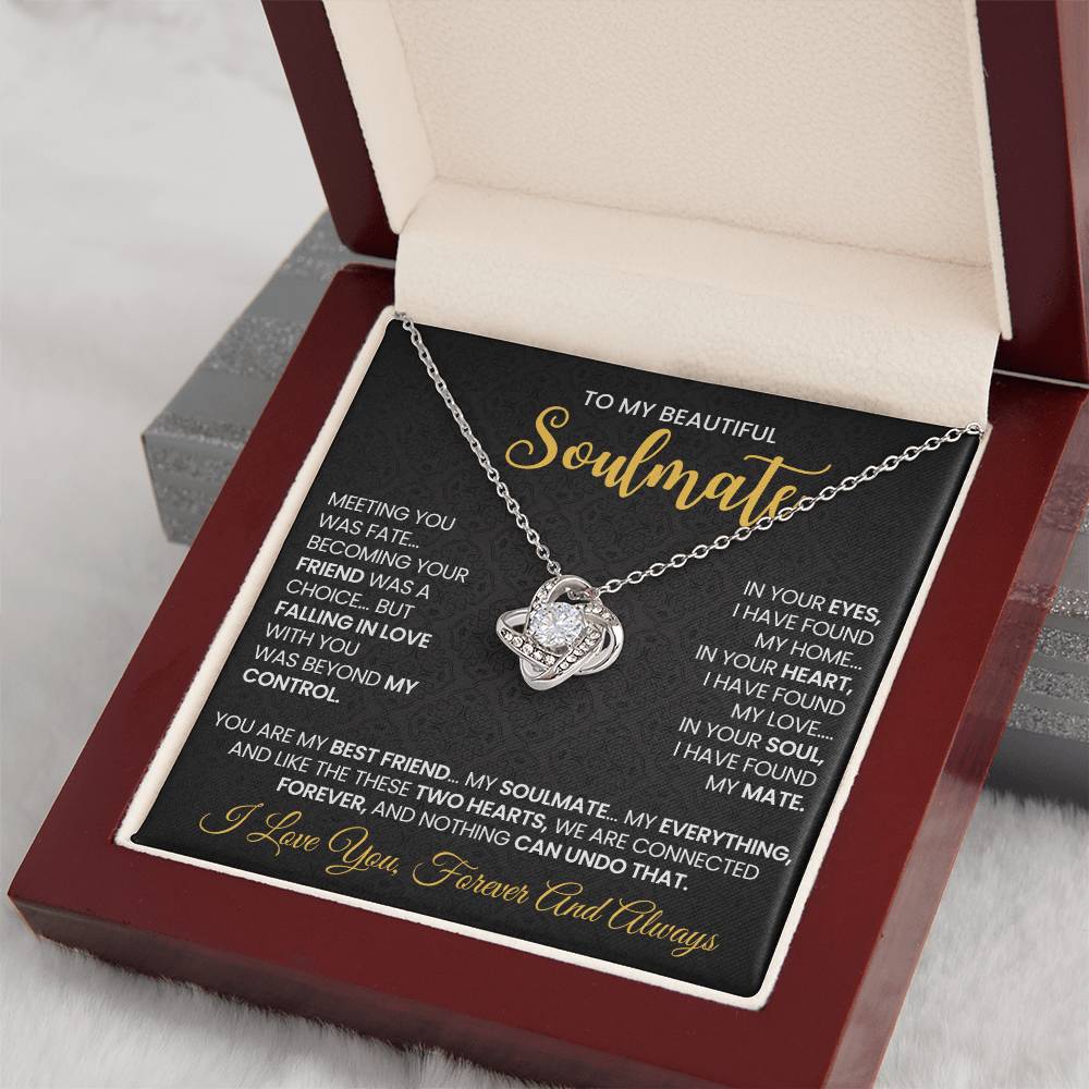 To My Beautiful Soulmate Necklace for Women