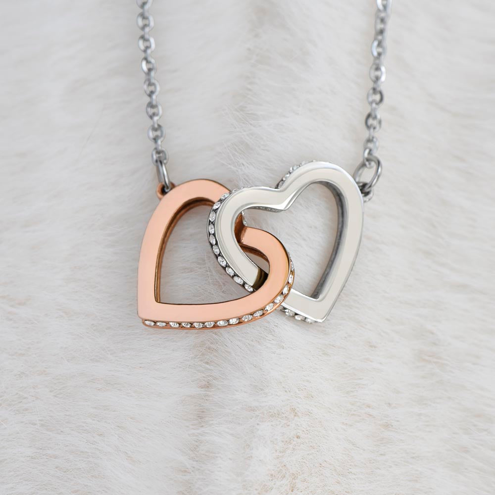 Interlocking Hearts Necklace for Soulmate – Two Lives, One Story — product image 6