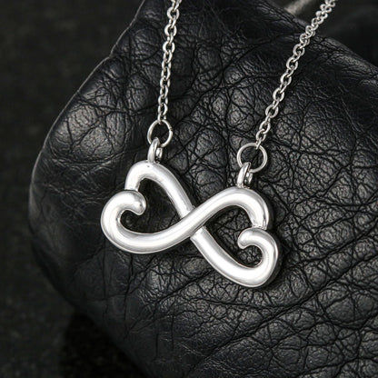 Heart & Infinity Necklace for Wife – Our Love Is My Favorite Journey — product thumbnail 6