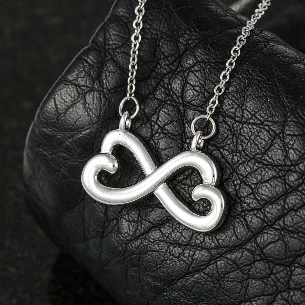 Heart & Infinity Necklace for Daughter – Always My Little Girl — product image 6