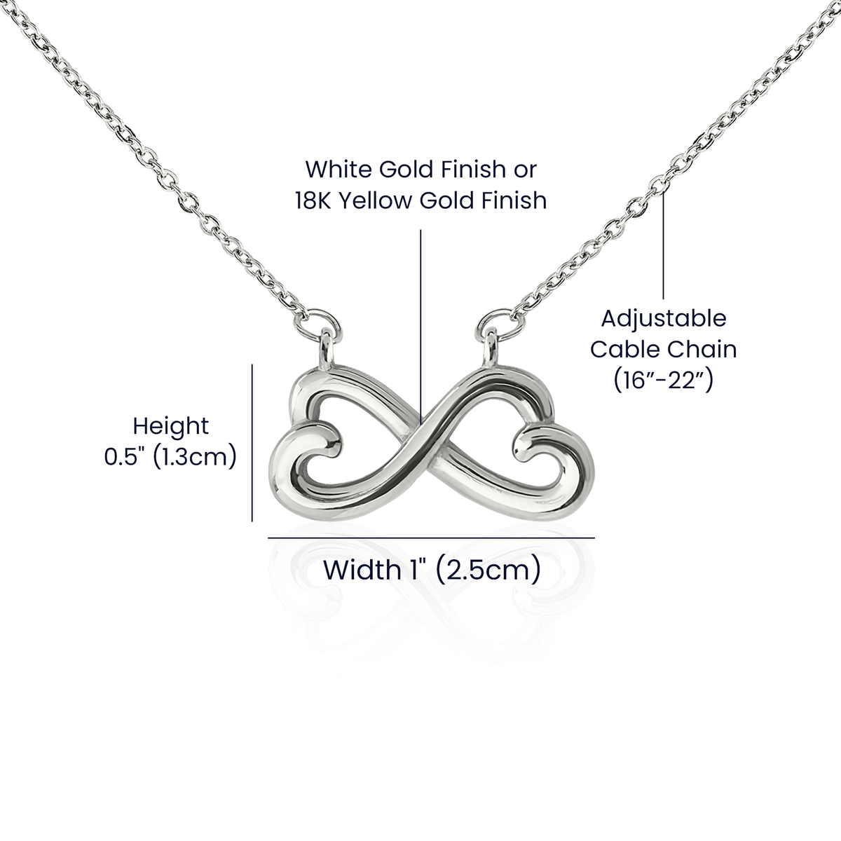 Heart & Infinity Necklace for Soulmate from Partner – Every Lifetime — product image 5