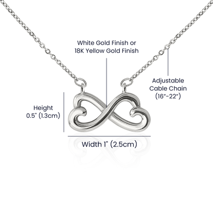 Heart & Infinity Necklace for Soulmate from Partner – Every Lifetime — product thumbnail 5