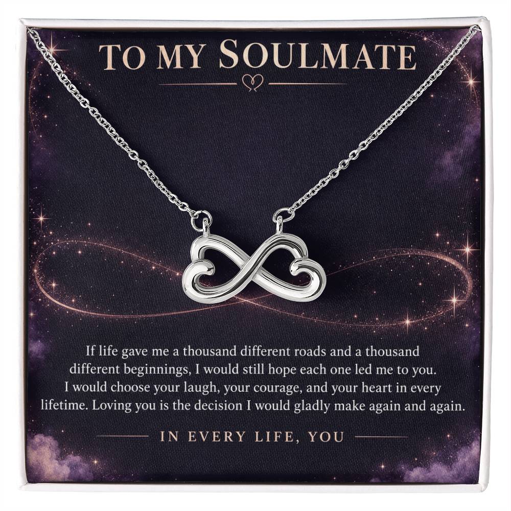 Heart & Infinity Necklace for Soulmate from Partner – Every Lifetime — product image 2