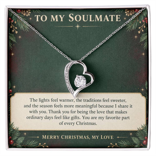 Forever Love Necklace for Soulmate – Christmas With My Soulmate