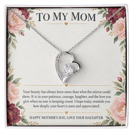 Forever Love Necklace for Mom from Daughter – My Beautiful Mom