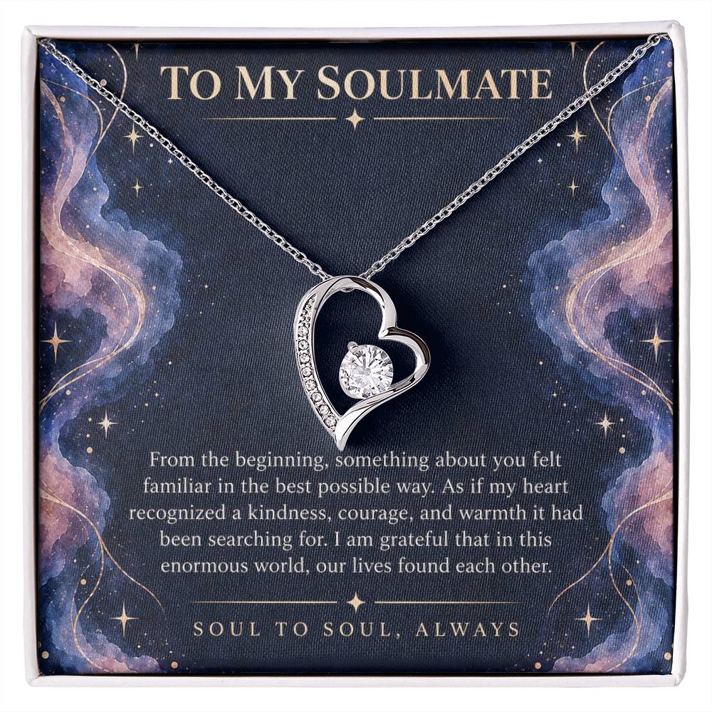Forever Love Necklace for Soulmate – Our Souls Recognized Each Other — product image 2