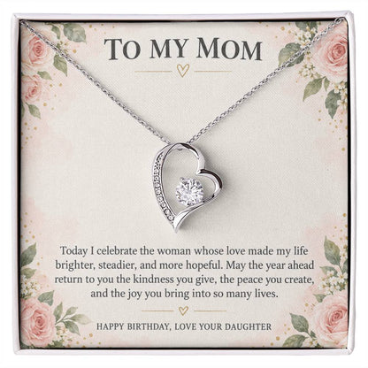 Forever Love Necklace for Mom from Daughter – Birthday Love for Mom — product thumbnail 2