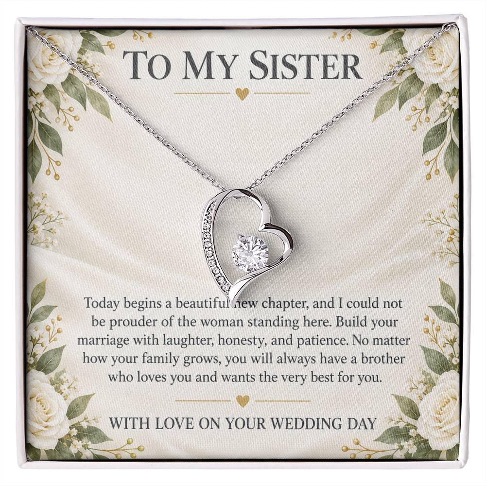 Forever Love Necklace for Sister from Brother – On Your — product image 2