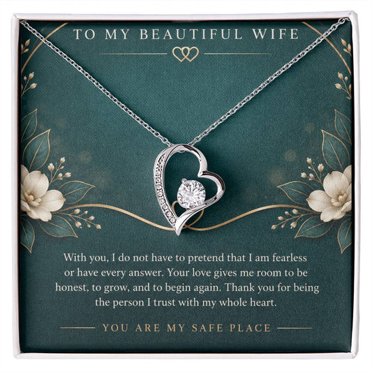Forever Love Necklace for Wife from Husband – My Safe Place