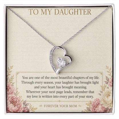 Forever Love Necklace for Daughter – Beautiful Chapter of My Life — product thumbnail 1