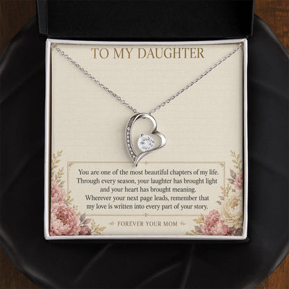 Forever Love Necklace for Daughter – Beautiful Chapter of My Life — product thumbnail 4
