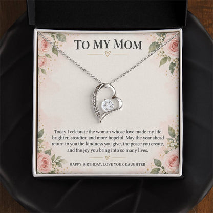Forever Love Necklace for Mom from Daughter – Birthday Love for Mom — product thumbnail 4