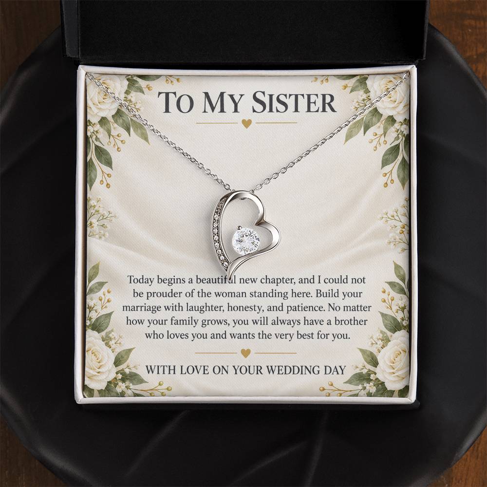 Forever Love Necklace for Sister from Brother – On Your — product image 4