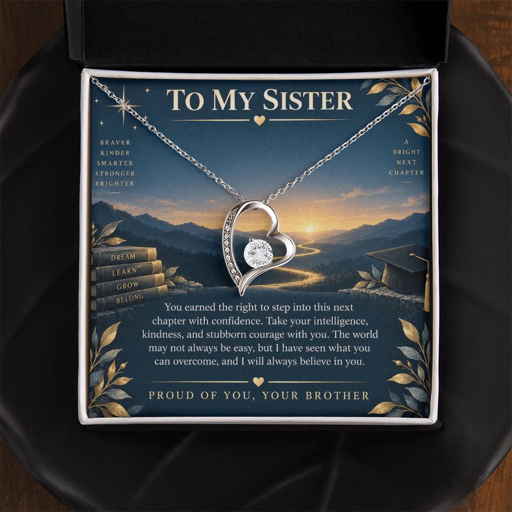 Forever Love Necklace for Sister – The Next Chapter Is Yours — product image 4