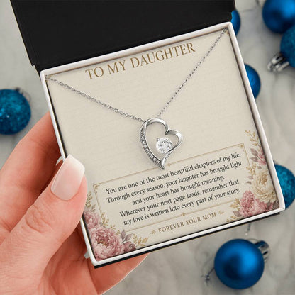 Forever Love Necklace for Daughter – Beautiful Chapter of My Life — product thumbnail 5