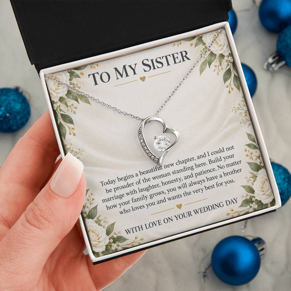 Forever Love Necklace for Sister from Brother – On Your — product image 5