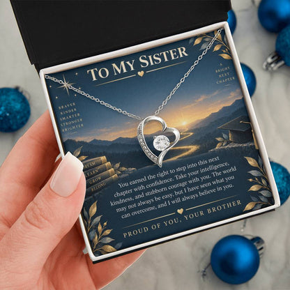 Forever Love Necklace for Sister – The Next Chapter Is Yours — product thumbnail 5
