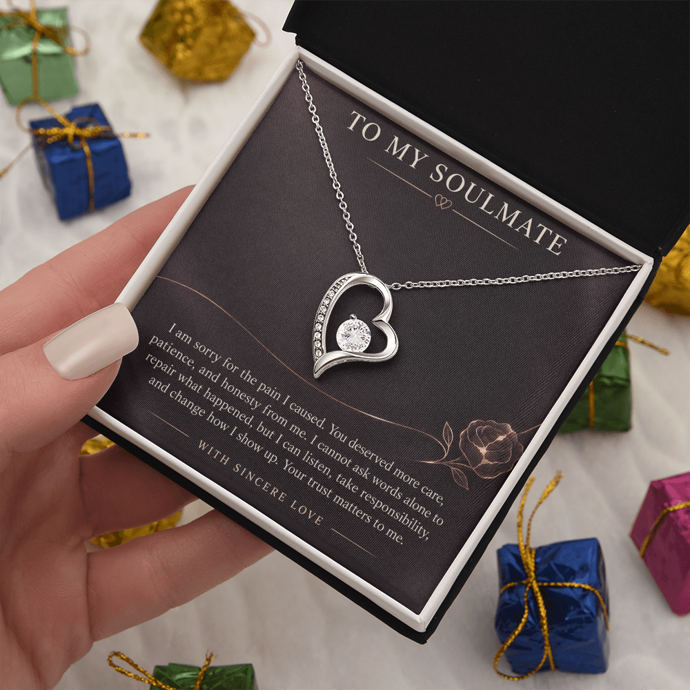 Forever Love Necklace for Soulmate from Partner – I Am Sorry — product image 1