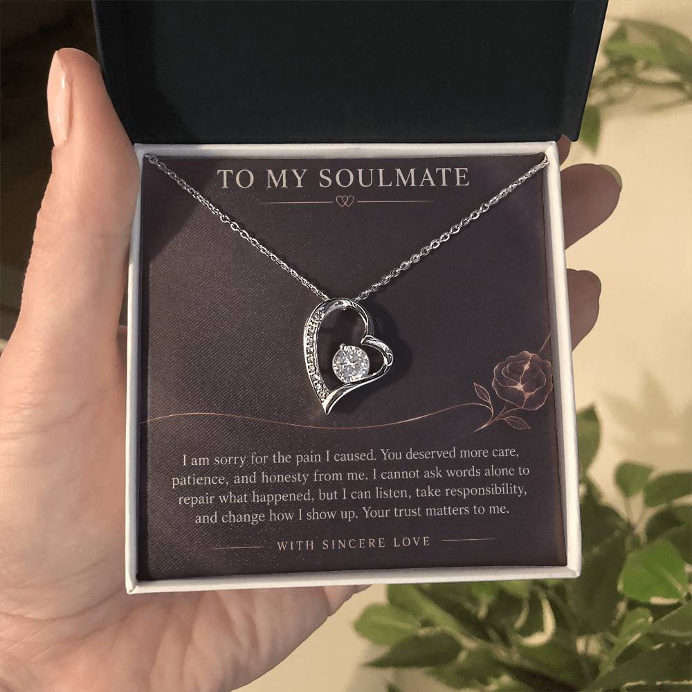 Forever Love Necklace for Soulmate from Partner – I Am Sorry — product image 4