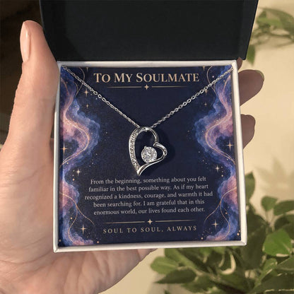 Forever Love Necklace for Soulmate – Our Souls Recognized Each Other — product thumbnail 3