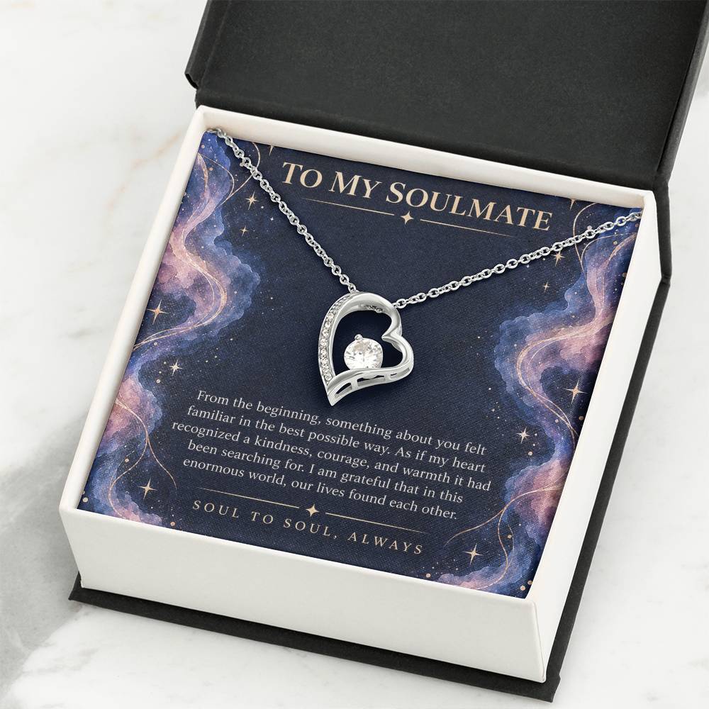 Forever Love Necklace for Soulmate – Our Souls Recognized Each Other — product image 1