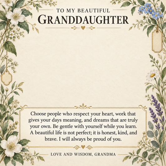 Heart & Infinity Necklace gift for Granddaughter from Grandma – A Grandmother's Wisdom
