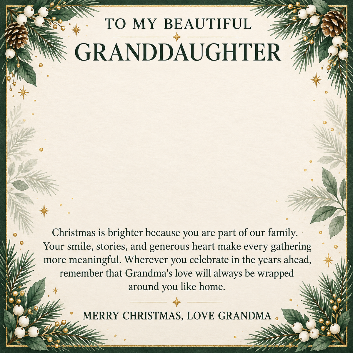 Heart & Infinity Necklace gift for Granddaughter from Grandma – Christmas Love From Grandma